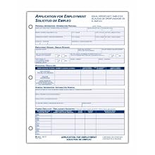 Adams Bilingual Employee Application, , 8.5 x 11 Inches, White, 2-Pack (9661ES)