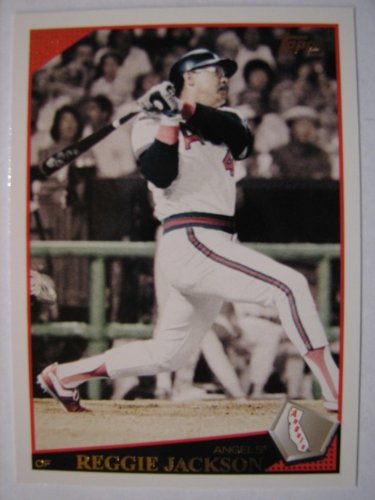 2009 Topps Updates and Highlights Reggie Jackson Angels SP BV $12