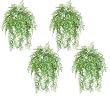 FOUR 26" Artificial Maiden Hair Fern grass Hanging Bushes