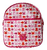 Kid's plasticized Backpack, Sea Collection-pink