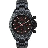 Fle05ca Toy Watch Chronograph Black Carbon Fiber Imprint Collection