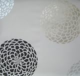 Flower Stencil Zinnia Grande size Small - Reusable wall stencils better than wall decals