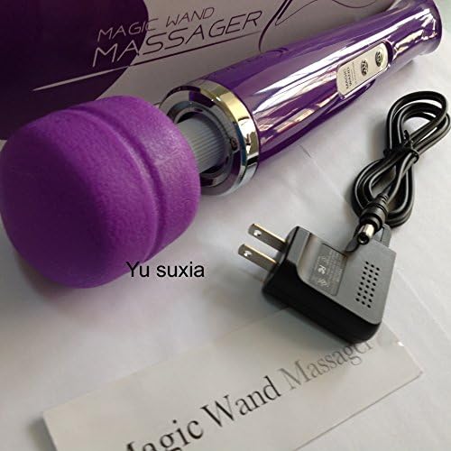 Powerful New Purple 10 Speed USB Rechargeable Strong Magic Wand Body Shock Massager Personal Handheld Full Body Massager Purple