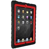 Gumdrop Cases Drop Tech Series Case for Apple iPad 2, Red-Black, (DS-IPAD2-RED-BLK)