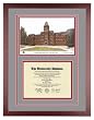 Ohio State University Diploma Frame with OSU Lithograph Art Print