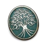 Tree of Life and Mosaic Inlayed Turquoise Pendant