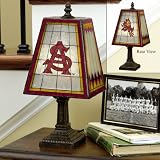 Arizona State Sun Devils Memory Company Art Glass Table Lamp NCAA College Athletics Fan Shop Sports Team Merchandise