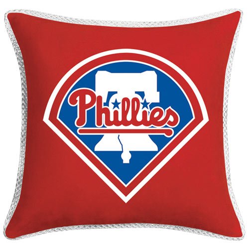 Philadelphia Phillies SIDELINES Jersey Material Toss Pillow