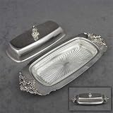Baroque by Wallace, Silverplate Butter Dish