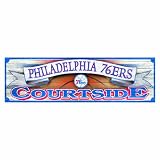 NBA Philadelphia 76Ers 9-by-30 Wood Sign