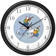 Ole or Old King Cole - Fiddlers No.2 - from Mother Goose by Artist: Sylvia Long Wall Clock by WatchBuddy Timepieces (White Frame)