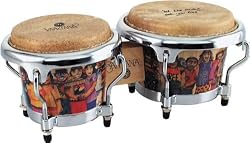 Latin Percussion LPM200-AW Santana Mini Tunable Bongo