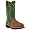 John Deere Women's Wellington JD3286 Boot,Tan/Green,9.5 W US