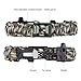 Gonex 550 Paracord Premium Paracord Bracelet with Fire Starter Military Survival Parachute Cord(British Woodland camo)