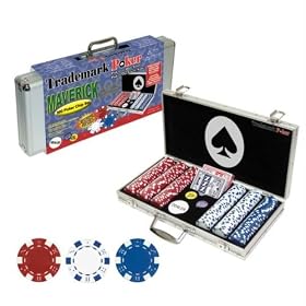 Maverick 300 Dice Style 11.5g Poker Chip Set – Retail Ready – Model 10-1090-300SQL