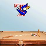 Toronto Blue Jays Baseball Wall Decal 18" x 25"