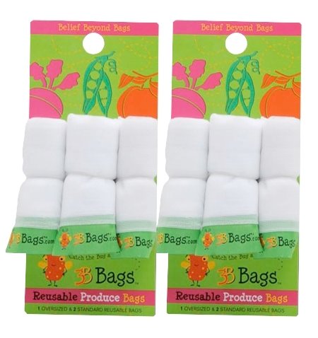Produce Bags Reusable - 3 Ea, 2 Pack