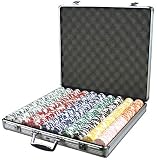 New Premium 750 Clay Composite 11.5 gram Dice Poker Chips Set w/6 Dealer Buttons