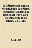 Data Modeling: Database Normalization, Data Model, Conceptual Schema, Key Field, Weak Entity, Meta-Object Facility, Tuple Relational Calculus