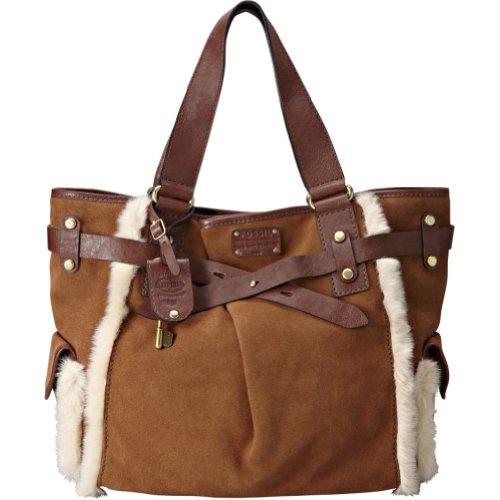 Fossil Adrina Fur Tote