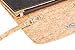 corature Chic Cork Handbag with Detachable Shoulder Strap. Vegan