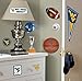 RoomMates RMK1372SCS West Virginia University Peel & Stick Wall Decals