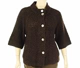 Jones New York Three Quarter Sleeve Cardigan Sweater