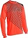 Vizari Arroyo Soccer Goalie Jersey for Kids | Lightweight & Comfortable Youth Goalkeeper Jersey with Padded Long Sleeve, (Orange/Navy,YM)