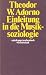 Bücher : Einleitung in die Musiksoziologie. Zwölf theoretische Vorlesungen.
