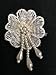 Lot 3 Pieces, Cute Little Flower Ambroidered Organza Beaded and Sequined Applique, 2.5