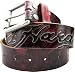 ED Hardy Wine Hellfire Vintage Tiger Tattoo Snap on Belt