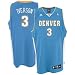 Allen Iverson Jersey: adidas Blue Swingman #3 Denver Nuggets Jersey
