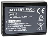 Zeikos ZE-LPE10 Lithium Battery for Canon LPE10 (1800mAh)