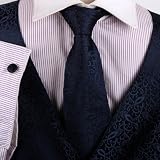 Navy Blue Paisley Formal Vest for Men Grey Patterned for Mens Gift Idea with Neck Tie, Cufflinks, Handkerchief, Bow Tie for Suit Vs1015 51sVq2JkcUL. SL160 Navy Blue Paisley Formal Vest for Men Grey Patterned for Mens Gift Idea with Neck Tie, Cufflinks, Handkerchief, Bow Tie for Suit Vs1015