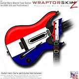 Red, White and Blue Skin fits Band Hero, Guitar Hero 5 & World Tour Guitars for XBOX 360 & PS3 (GUIT