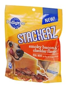 Pedigree Stackerz Dog Treats Smoky Bacon & Cheddar Flavor Pedigree Stackerz Dog Treats Smoky Bacon & Cheddar Flavor