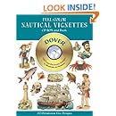 Full-Color Nautical Vignettes CD-ROM and Book (Dover Pictorial Archives)