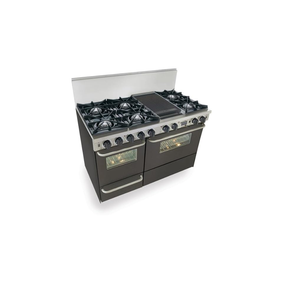 Five Star Range Ttn525 7w 48 6 Open Burner Reversible 12