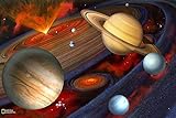 Brewster National Geographic Kids NG94613 Planets Wall Mural, 72-Inch x 48-Inch by Brewster