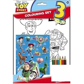 Toy Story 3 A4 Colouring and Stickers Set