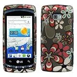 Rubberized Silver Blue Red Pink Colorful Flower Snap on Design Case Hard Ca ....