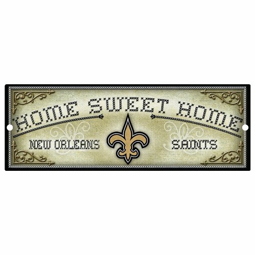 NFL New Orleans Saints 6-by-17 Wood 