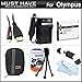 Must Have Accessory Kit For Olympus SZ-12, SZ-31MR iHS, SZ-16 iHS Digital Camera Includes Extended Replacement (1000 maH) LI-50B Battery + Ac/Dc Travel Charger + Micro HDMI Cable + USB Reader + Hard Case + Mini Tabletop Tripod + Screen Protectors + More