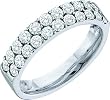 0.47CTW DIAMOND MACHINE SET BAND Size 7