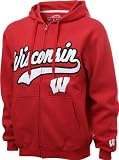 Wisconsin Badgers Red Varsity Full-Zip Hooded Sweatshirt