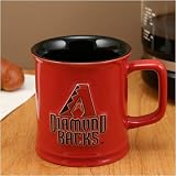 Arizona Diamondbacks Cups, Mugs & Shots : Arizona Diamondbacks Red 11oz. Ceramic Sculpted Mug
