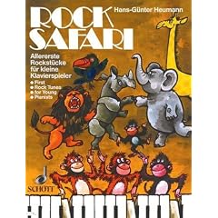 ROCK SAFARI f�r Klavier mit Bleistift -- Allererste Rockst�cke f�r kleine Klavierspieler, sehr leicht gesetzt mit gro�en Noten von Hans-G�nter Heumann (Noten/sheet music)