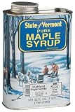 Highland Sugarworks 100% Pure Grade A Dark Maple Syrup, 32-Ounce Tin