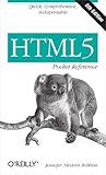 HTML5 pocket reference
