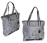 Snoopy Tote Bag - Large Snoopy Tote (Silver)
